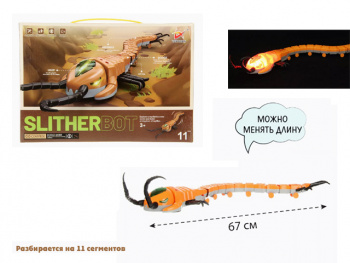 Сороконожка арт. 2104 На батар. свет, движение в кор.= /48 шт./ Сороконожка арт. 2104 На батар. свет, движение в кор.= /48 шт./