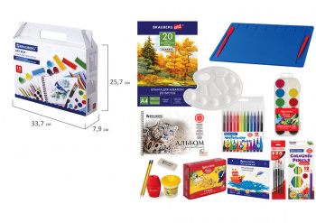 кс_Набор для развития и творчества в подарочной кор. 880125 BRAUBERG ART BOX "НАБОР ДЛЯ ТВОРЧЕСТВА",