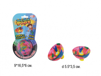 Антистресс арт. 244 Прыгун Хип-Хоп Попс на листе_/288 шт./