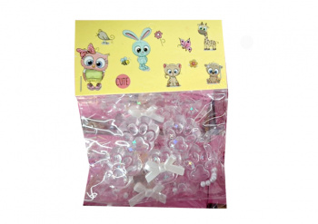 Антистресс арт. 80817 Лапка мальтоза Набор 5шт. с бантиком в пак. (16 шт.) шоубокс