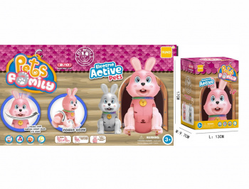 Заяц арт. RS-9038C" На батарейках в коробке 13*9,7*17 Заяц арт. RS-9038C" На батарейках в коробке 13*9,7*17