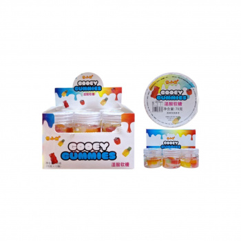 Мармелад арт. 830732 Кислый фруктовый фигурный в сиропе 70 г в банке 12 шт. в кор.*