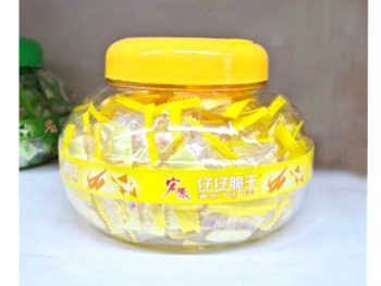 Жевательная резинка арт. 098124-4 "Лимон" 500 г в пласт. банке