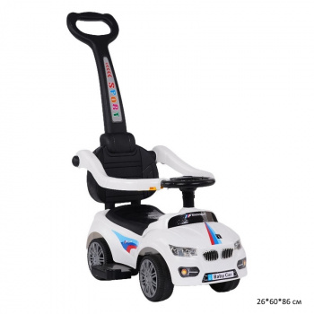 Толокар арт. 901-2 Каталка с родительской ручкой, ограничителями свет, звук в кор.60*29*29