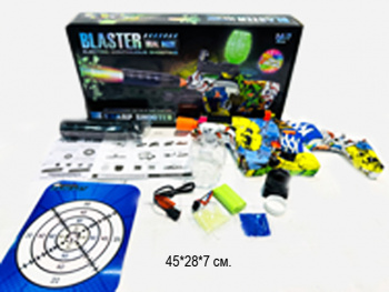 Оружие арт. 777-26Y Автомат стреляет светящ. орбизами в кор.• Оружие арт. 777-26Y Автомат стреляет светящ. орбизами в кор.•