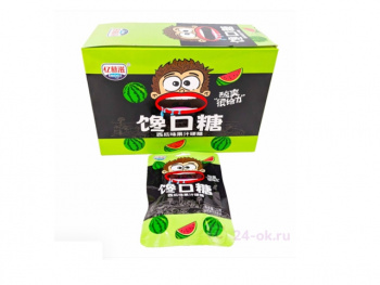 Конфета арт. 640022-3 Кислая "Арбуз" 22 г 20 шт. в зеленой кор.;/ Конфета арт. 640022-3 Кислая "Арбуз" 22 г 20 шт. в зеленой кор.;/