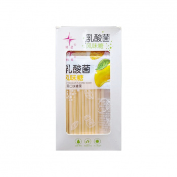 Конфета арт. 500279-2/500170 Трубочка йогуртовая "Манго" 35 г в пак. 20 шт. в кор.#