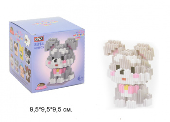 Конструктор арт. 8314-802-805 Микро Собачка сидит 639 дет. в кор.=