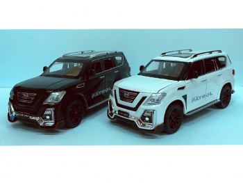 Модель металл. арт. CZ136AD Ниссан Патрол свет, звук, пар (8 шт.) шоубокс~
