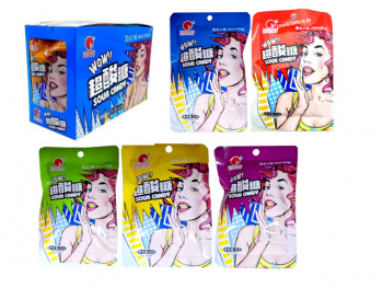 Конфета арт. 592181 Кислая "Микс вкусов" 22 г в пак. 20 шт. в кор. Конфета арт. 592181 Кислая "Микс вкусов" 22 г в пак. 20 шт. в кор.