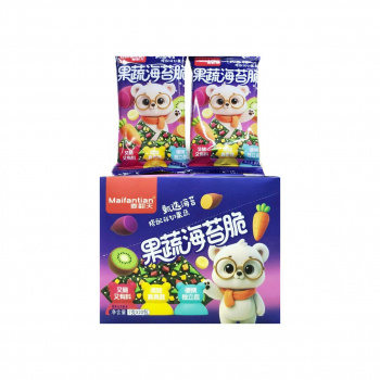 Чипсы арт. 794173/794166 Нори с сушеными кусочками фруктов и овощей 7 г в пак. 20 шт. в кор.