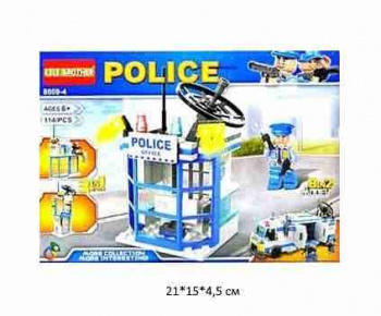 Конструктор арт. 8609-4 Полиция 114 дет. в кор.~ Конструктор арт. 8609-4 Полиция 114 дет. в кор.~