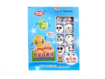 Маршмеллоу арт. 00248 "Мордашка" ассорти в пак. 20 шт. в кор.