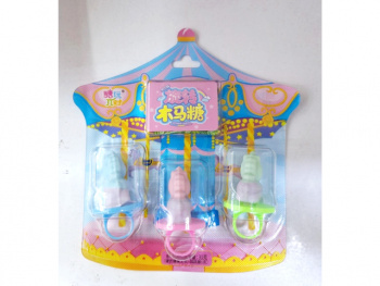 Конфета арт. 834352/834345 Карамель "Карусель" на кольце 3 шт. на листе 8 шт. в кор.