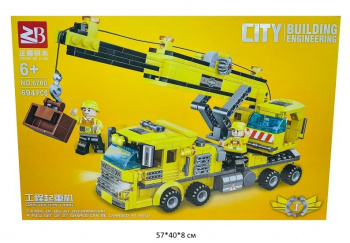 Конструктор арт. 6760 Кран 694 дет. в кор.=•/32шт./