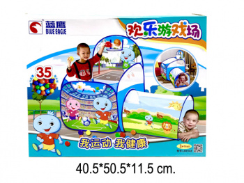 Палатка детская арт. LR4142 Набор с шарами для сух. бассейна в кор._/6 шт./