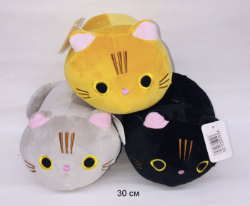 им Кот арт. 90907-102/80822-30/90530-2 Толстячок цвета микс 30 см в пак.)
