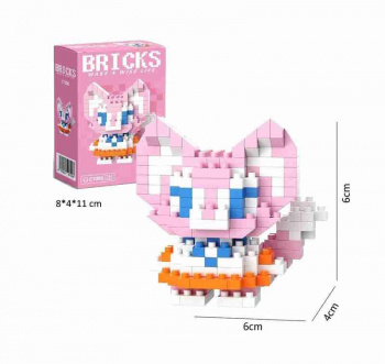 Конструктор арт. C1006-805 Микро Лиса розовая в кор.~ Конструктор арт. C1006-805 Микро Лиса розовая в кор.~