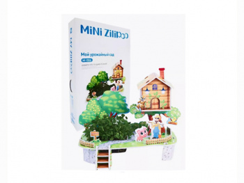 Пазл арт. M-006 "Урожайный сад" 3D построй, посади, вырасти в кор.= Пазл арт. M-006 "Урожайный сад" 3D построй, посади, вырасти в кор.=