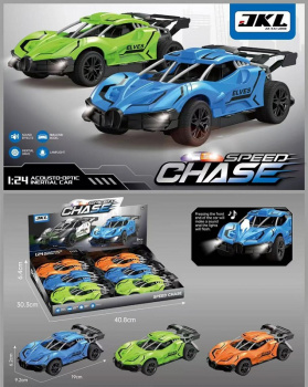 Машина инерц. арт. B2412 Спорткар цвета микс (6 шт.) шоубокс) Машина инерц. арт. B2412 Спорткар цвета микс (6 шт.) шоубокс)