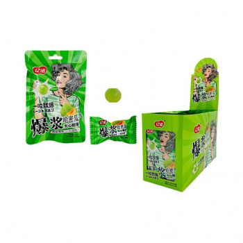 Конфета арт. 220990/ Кислая "Дыня" 25 г в пак. 20 шт. в кор.'