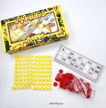 Лото Русское арт. 0134R-44 Игра в кор.) Лото Русское арт. 0134R-44 Игра в кор.)
