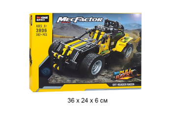 Конструктор арт. 3806 Автомобиль 392 дет. в кор.•/48 шт./ Конструктор арт. 3806 Автомобиль 392 дет. в кор.•/48 шт./