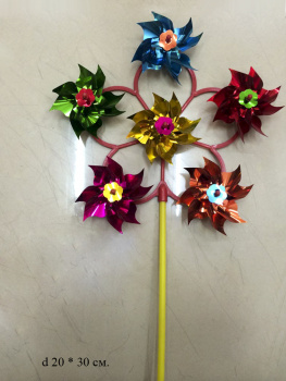 Ветерок арт. 02261L"/502 Фольга 6 цветков Ветерок арт. 02261L"/502 Фольга 6 цветков