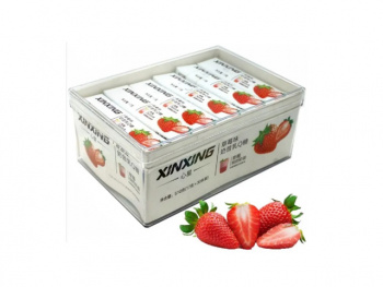 Конфета арт. 802146/802122-4 Жевательная "Клубника" 17 г 30 шт. упаковка