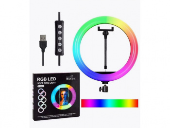 Кольцо осветитель арт. RGB30 d 30 см со штативом 2,1 м в кор.