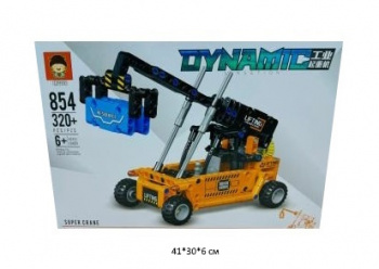 Конструктор арт. 854 Погрузчик 320 дет. в кор.• Конструктор арт. 854 Погрузчик 320 дет. в кор.•