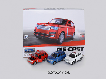 Модель металл. арт. 812F RANGE ROOER (12 шт.) шоубокс/192шт./=_ Модель металл. арт. 812F RANGE ROOER (12 шт.) шоубокс/192шт./=_