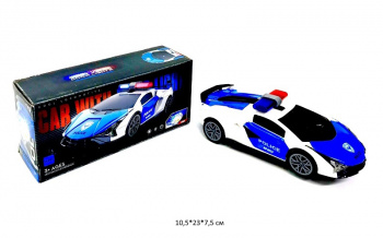 Машина на батар. арт. RS-9033C Полиция свет, звук в кор._ Машина на батар. арт. RS-9033C Полиция свет, звук в кор._