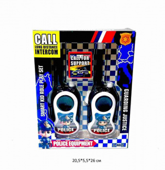 Рация арт. 008-15 Полиция 2 шт. в кор._/108 шт./ Рация арт. 008-15 Полиция 2 шт. в кор._/108 шт./