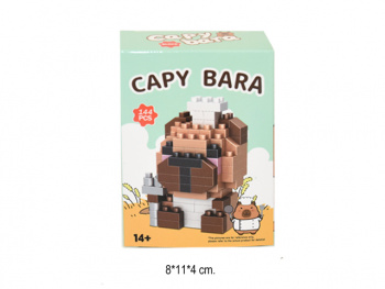 Конструктор арт. 662A-4 Капибара повар 144 дет. в кор. (12 шт.) шоубокс_