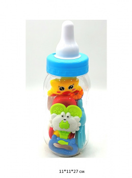 Погремушка арт. 776-A3 Набор "Зверята" в бутылочке в пак._ Погремушка арт. 776-A3 Набор "Зверята" в бутылочке в пак._