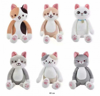 им Кот арт. 230206-6 В ассортименте 40 см в пак.) им Кот арт. 230206-6 В ассортименте 40 см в пак.)