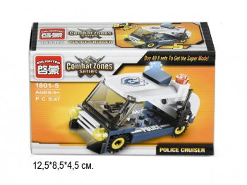 Конструктор арт. 1801-5" Воен. техника 49 дет. в кор.