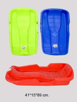 Санки "Ледянка" арт. 25779-12А/12-09127Y Средние с руч.*/(20шт./бл.)