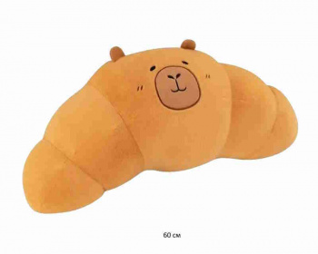 им Капибара арт. YE241222-2-2 Подушка "круассан" 60 см в пак.)