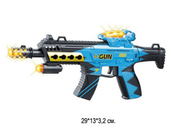 Оружие арт. 3382" Автомат на батарейках в пакете 29*13*3,2