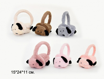 Наушники меховые арт. D1-6587 Собака цвета микс 1 шт. в пак. Наушники меховые арт. D1-6587 Собака цвета микс 1 шт. в пак.