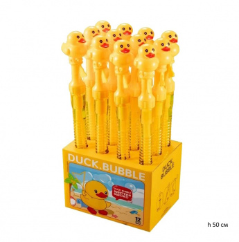 Пузыри мыльные арт. 8028 Уточка с раздвижной палочкой (12 шт.) шоубокс•