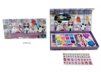 Набор косметики арт. LK28528 "Лучшие друзья" с наклейками в кор.• Набор косметики арт. LK28528 "Лучшие друзья" с наклейками в кор.•