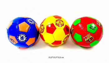 Мяч футбольный арт. 25177-14 Мини цвета микс 15,5 см в пак._