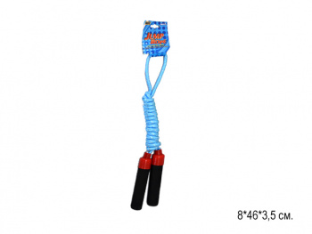 Скакалка арт. 888-F Ручки черные•/288 шт./ Скакалка арт. 888-F Ручки черные•/288 шт./